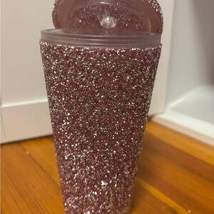 Glittery Pink Tumbler